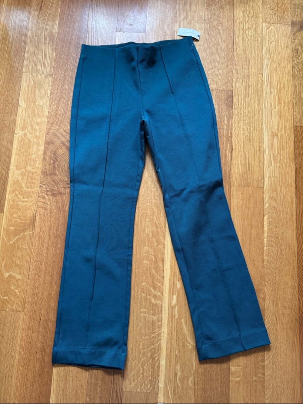 Anthropologie Maeve Poppy Kick-Flare Full-length Pull-on Pants, NWT, M
